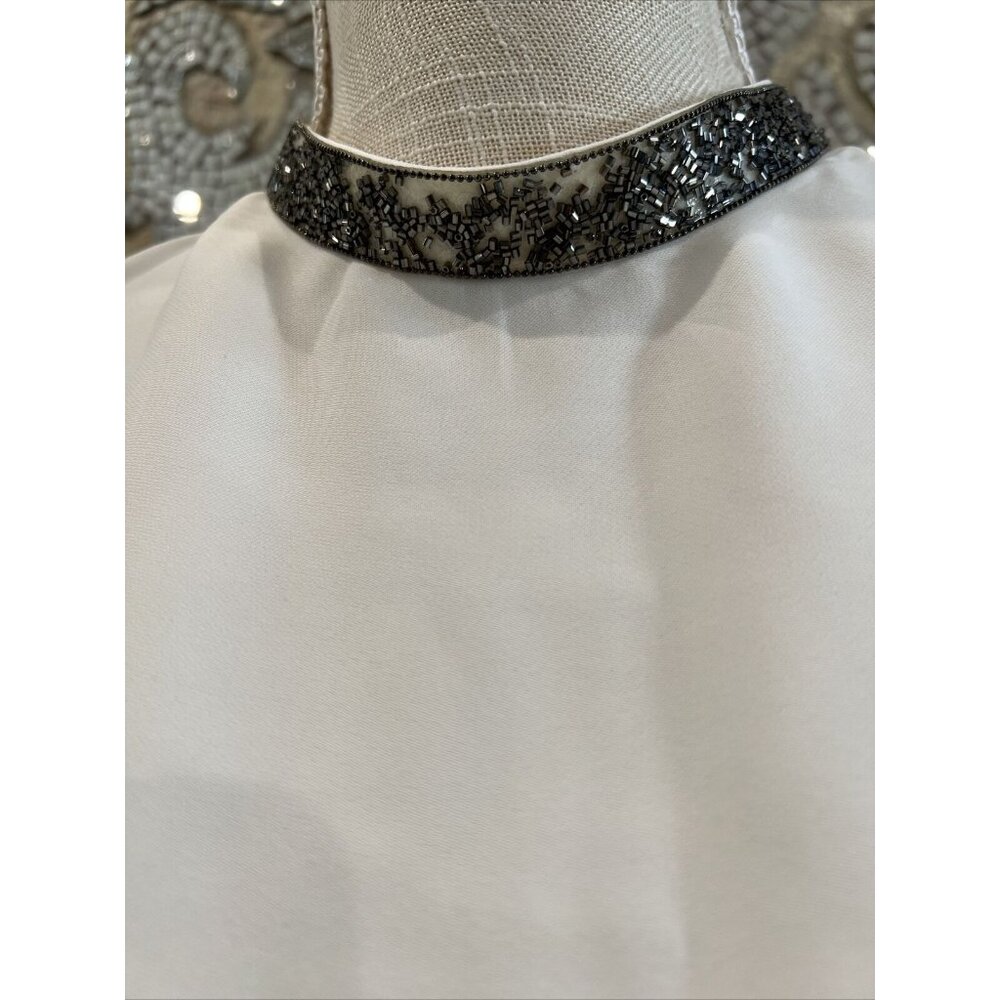 Zara Basic Collection White Layered Sleeveless Bl… - image 4